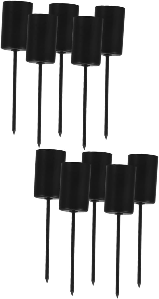 10pcs Christmas Candle Holders Spike for Desk and Tree