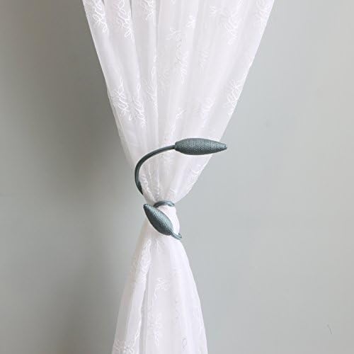 Valea Home 4 Piece Curtain Tiebacks in Teal