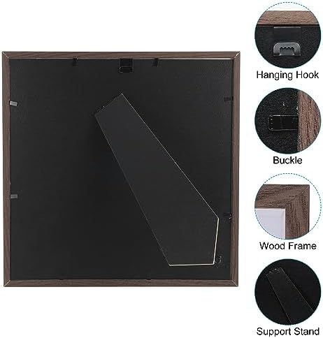 PATIKIL 8x8 Shadow Box Frame Brown