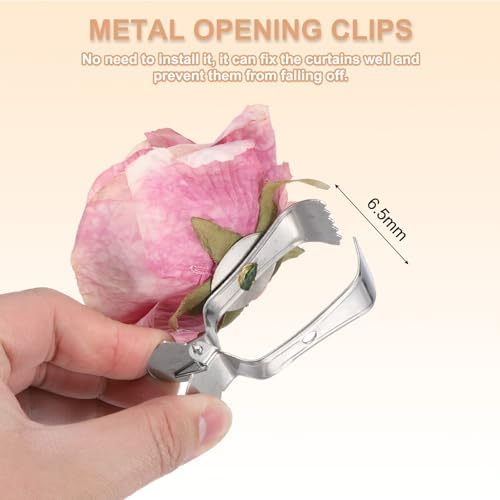 PATIKIL Gradient Purple Flower Curtain Tiebacks 2 Pcs