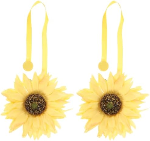 Sunflower Curtain Holdbacks for Summer Windows