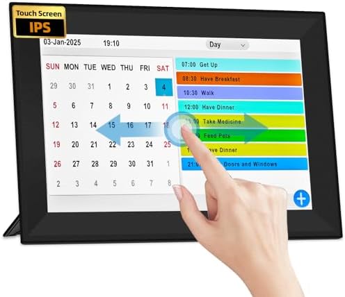 101 Touchscreen Digital Clock with 64 Alarms for Seniors