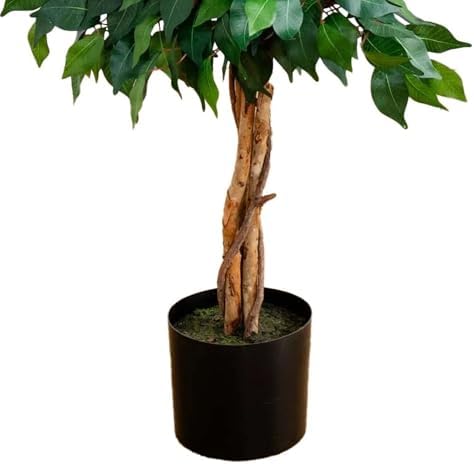 Nearly Natural 4ft Triple Trunk Artificial Ficus Tree