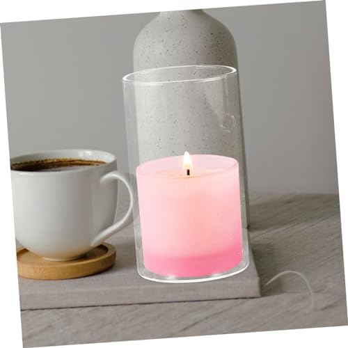 Happyyami 3Pcs Cylinder Candle Covers for Home Wedding Decor