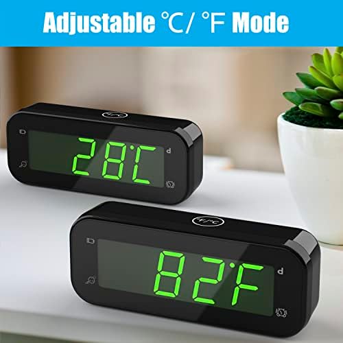 KWANWA 2 in 1 Alarm Clock Thermometer