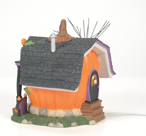 Department 56 Disney Halloween Pumpkin Town Mickey Mouse Carving Studio Lighted Building