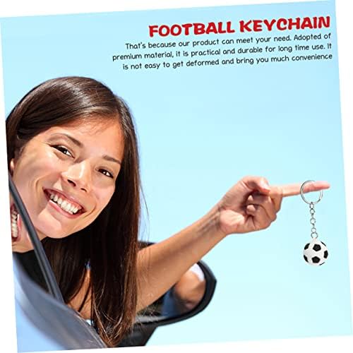 16pcs Creative Soccer Keychains for Backpacks and Sports