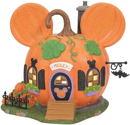 Department 56 Disney Halloween Pumpkin Town House Light Building