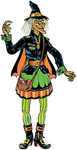 Beistle Vintage Halloween Jointed Witch 1