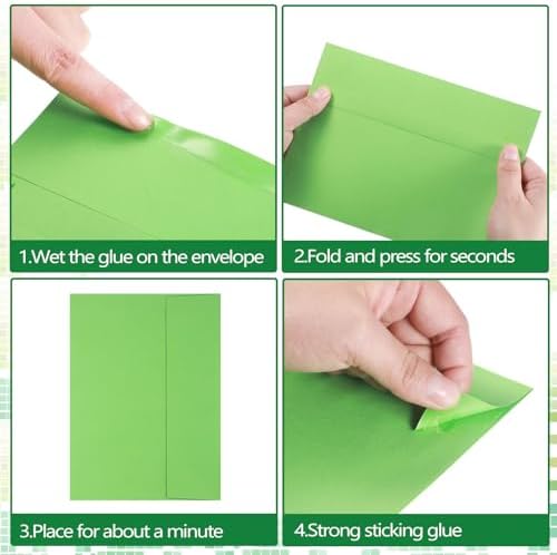 25 Piece Pixel Game Birthday Invitations with Green Envelopes