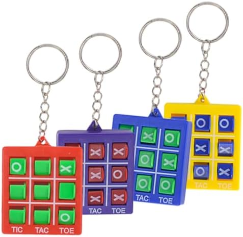 IMIKEYA 4pcs Chess Keychains Fun Fidget Toys