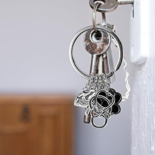 Adorable Dog Paw Keychain Charm for Keys Bags Backpacks