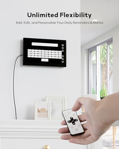 101 Inch Digital Clock with Date Day and Custom Schedules