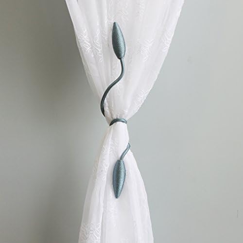Valea Home 4 Piece Curtain Tiebacks in Teal