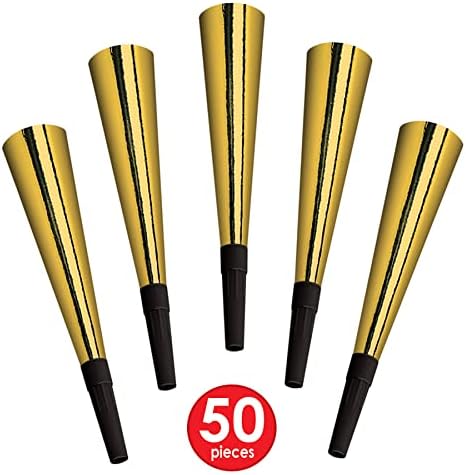 Beistle Gold New Year Star Party Kit for 50