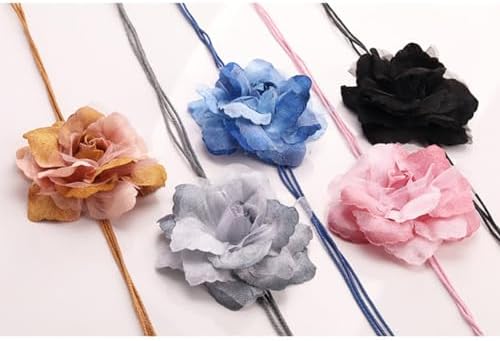 2 Pcs Pink Country Style Flower Curtain Tiebacks
