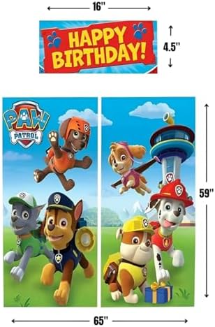 Multicolor Paw Patrol Scene Setters Pack of 17
