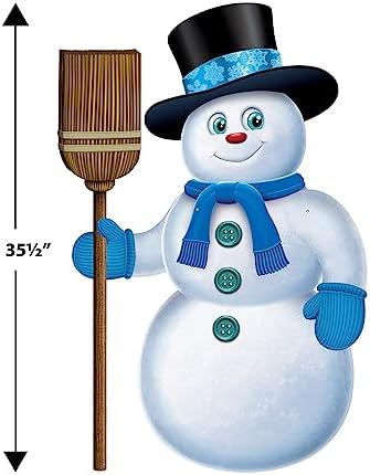 Beistle White Jointed Snowman Cutout 355 Inches