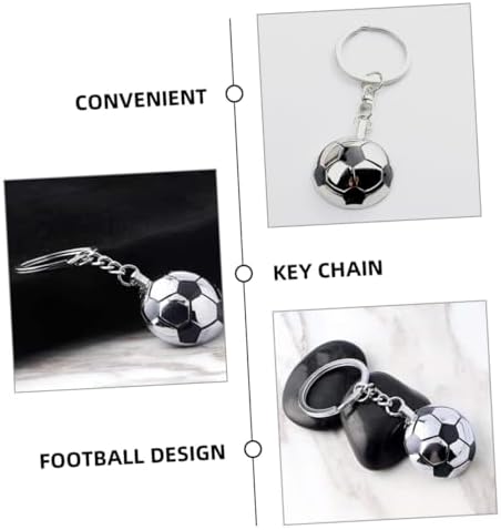 3Pcs Soccer Keychains Football Keyrings Multi Functional Backpack Pendants