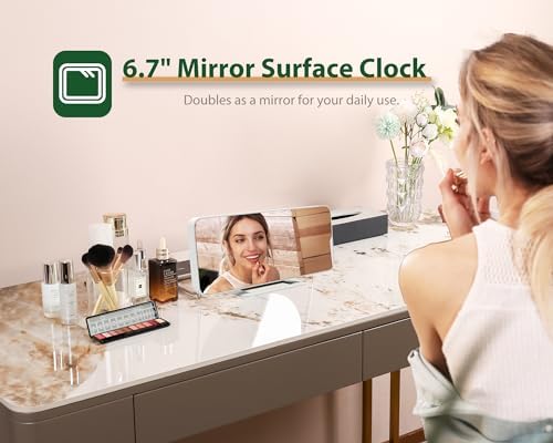 67 Inch Digital Alarm Clock with Temperature Display