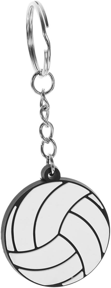 Volleyball Keychain Sports Party Favor Lightweight Keyring for Backpacks