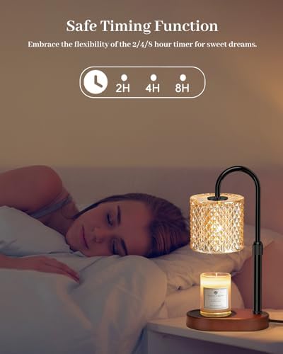 Engpure Candle Warmer Lamp with Timer and Dimmer