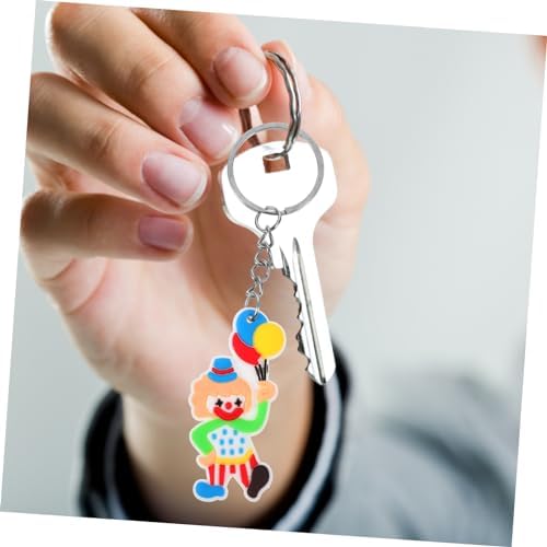 12pcs Unique Clown Key Chain for Women Party Decor