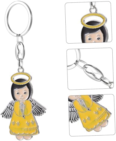Zerodeko 6pcs Angel Keychain Pendant Keychains for Women