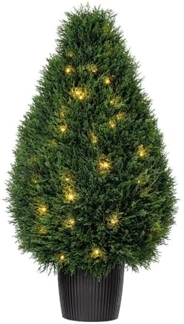 Vickerman 36 High Cedar Teardrop Bush