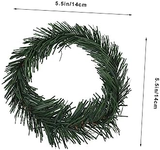 10pcs Artificial Pine Candle for Christmas Decor Centerpiece Wreaths
