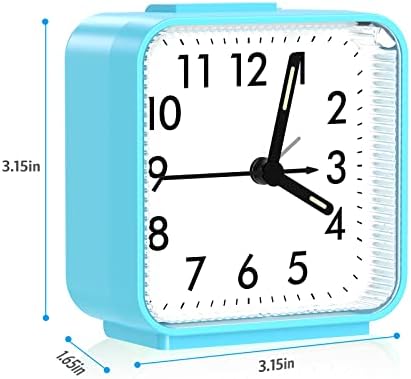 AMIR Analog Alarm Clock with Snooze and Light