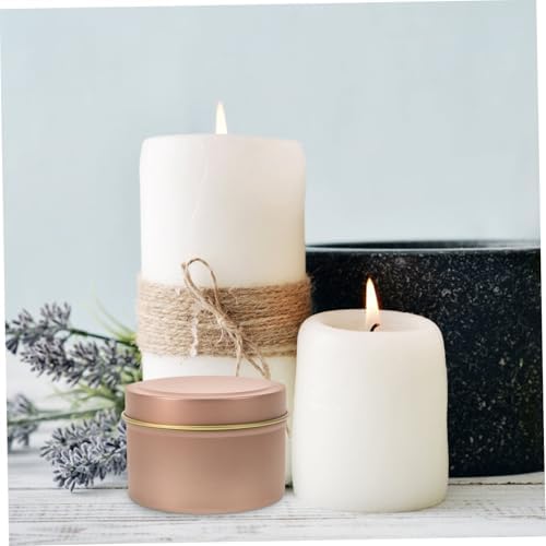 12pcs Metal Candle Tins for Candle Making Storage
