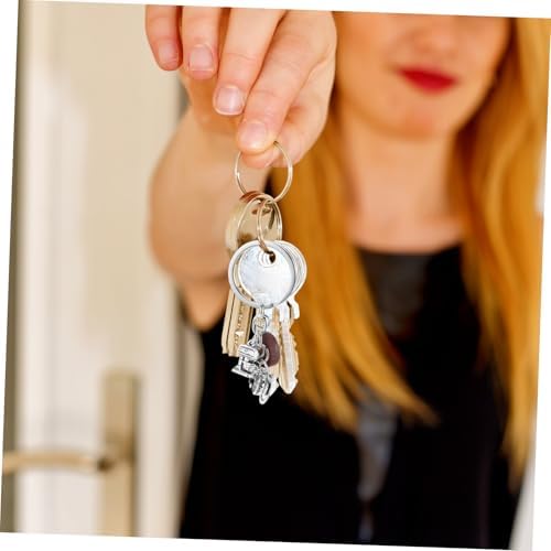IMIKEYA 2pcs Cute Coffee Bean Keychain