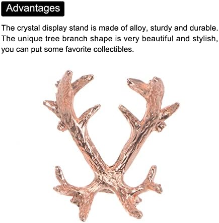 MECCANIXITY Crystal Ball Display Stand Rose Gold
