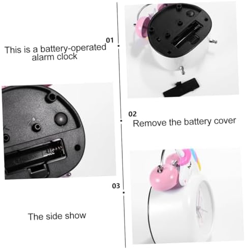 ABOOFAN Cute Unicorn Alarm Clock for Home