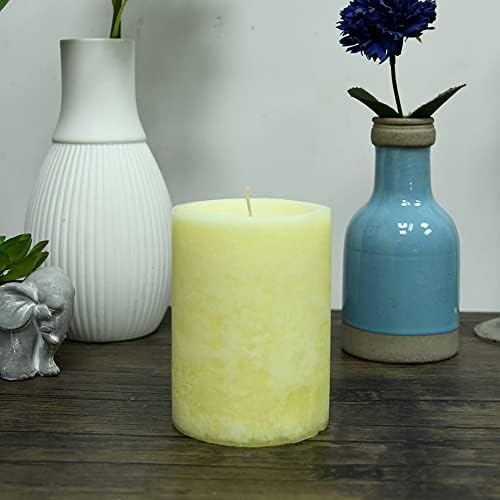 Jeco 3 x 4 Inch Ivory Vanilla Pillar Candle
