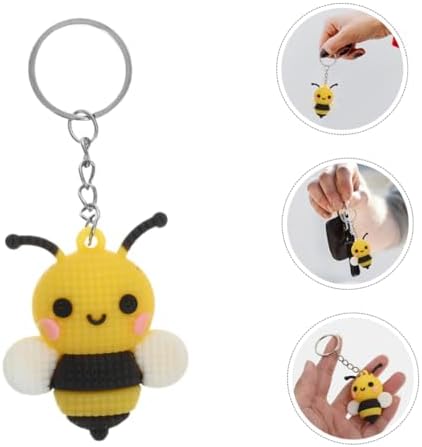 Cute Bee Keychain Backpack Keyring Party Favor