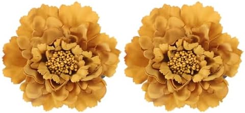 PATIKIL Flower Curtain Tiebacks 2 Pack Coffee