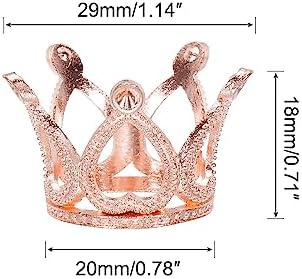 MECCANIXITY Rose Gold Crystal Ball Display Holder