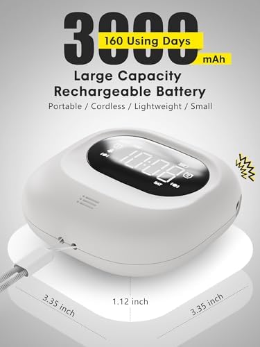 ROCAM Vibrating Alarm Clock with Dual Alarms