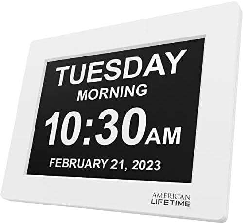 American Lifetime 2025 Large Digital Clock for Seniors