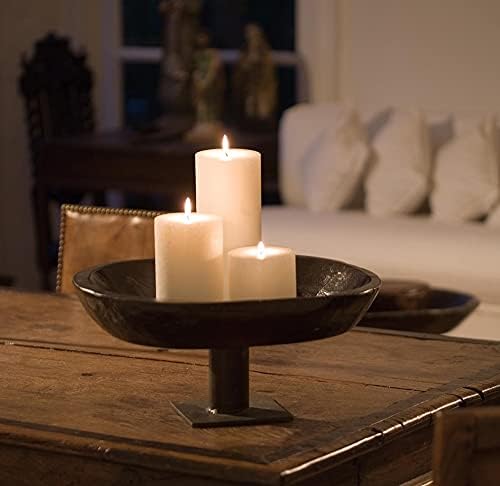 Root Candles 33917 Unscented Timberline Pillar Candle 9-Inch Ivory