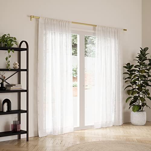 Umbra Cappa Curtain Rod 1 Inch 66 to 120 Inches