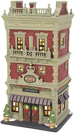 Department 56 Christmas in The City Village Uptown Chess Club Light Building