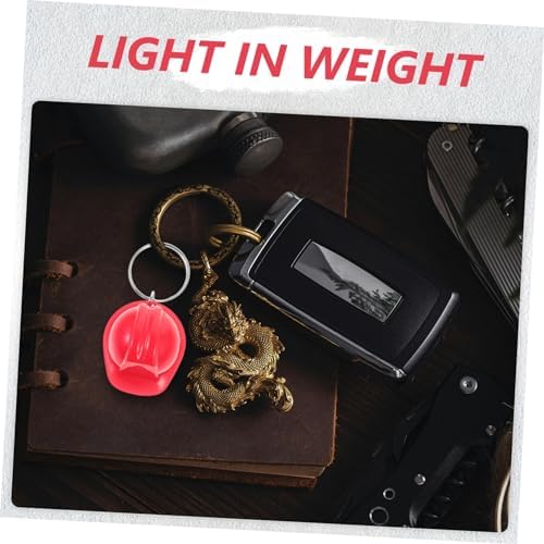 Amosfun 4pcs Construction Helmet Keychain Set