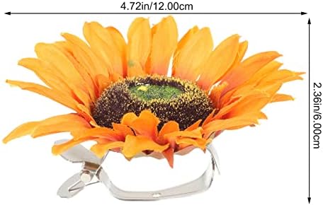 Veemoon 2pcs Sunflower Curtain Tiebacks Holdbacks for Home Decor