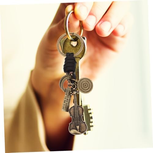 PRETYZOOM Retro Violin Keychain for Music Lovers