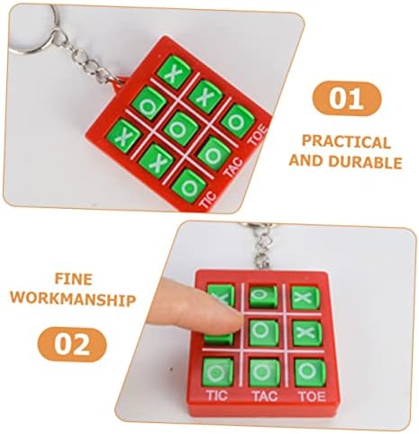 IMIKEYA 4pcs Chess Keychains Fun Fidget Toys