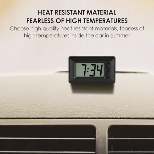 Ultra Thin Digital Clock with Calendar for Car Home Office