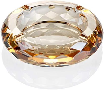 Crystal Glass Ashtray Cigar Holder with 4 Slots